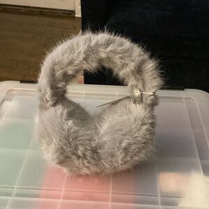 C.C Plush Gray Earmuffs